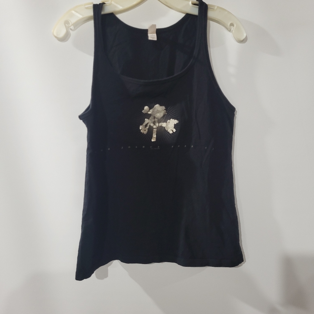 U2 The Joshua Tree Tank Top with Silver Design